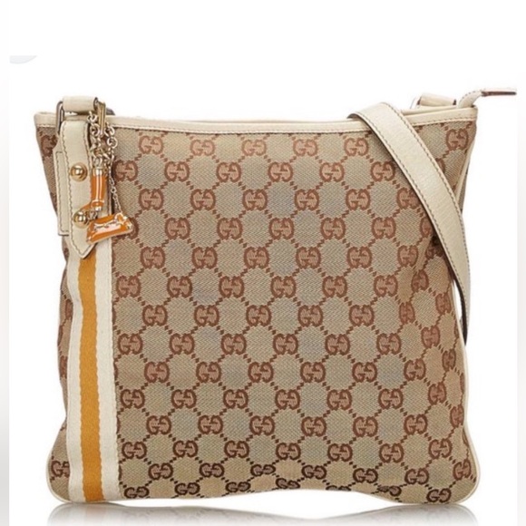 Gucci Handbags - Authentic Gucci Jolicoeur Messenger Crossbody Shoulder Bag Purse (**Has flaws!)